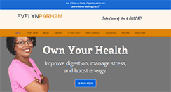 Desktop Screenshot of evelynparham.com