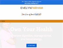 Tablet Screenshot of evelynparham.com